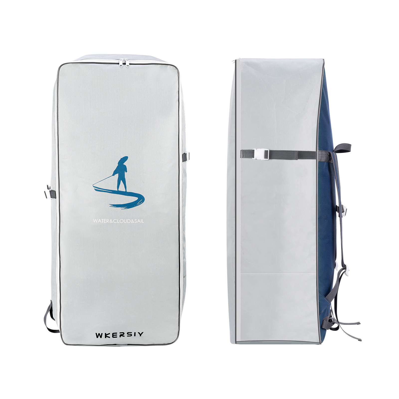 Stand Up Paddle Leash - Plecak na deskę wiosłową 105L Wodoodporna,