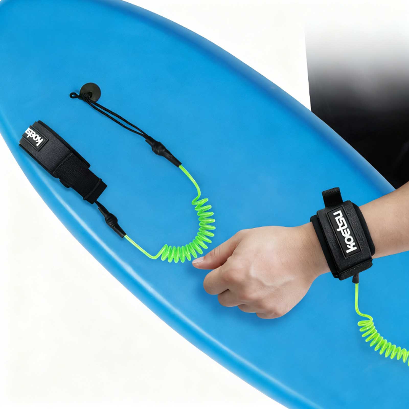 Stand Up Paddle Leash - Smycz do bodyboardingu ze spiralnym sznurkiem,